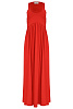 Вискозное платье макси SPORTMAX Красный Вискозное платье макси SPORTMAX Красный