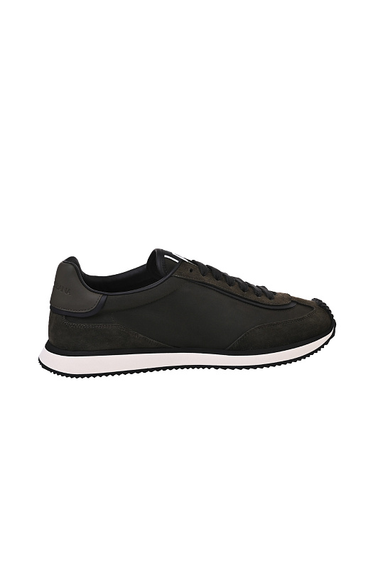 Кроссовки замшевые DOLCE & GABBANA Темно-зеленый Мужской CS2288 A0126 Кроссовки замшевые DOLCE & GABBANA Темно-зеленый Мужской CS2288 A0126