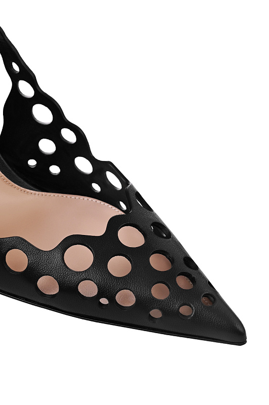 Кожаные босоножки GIANVITO ROSSI Черный Женский G95648.95RIC.NXFNERO Кожаные босоножки GIANVITO ROSSI Черный Женский G95648.95RIC.NXFNERO