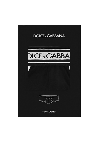Хлопковые трусы брифы DOLCE & GABBANA Хлопковые трусы брифы DOLCE & GABBANA
