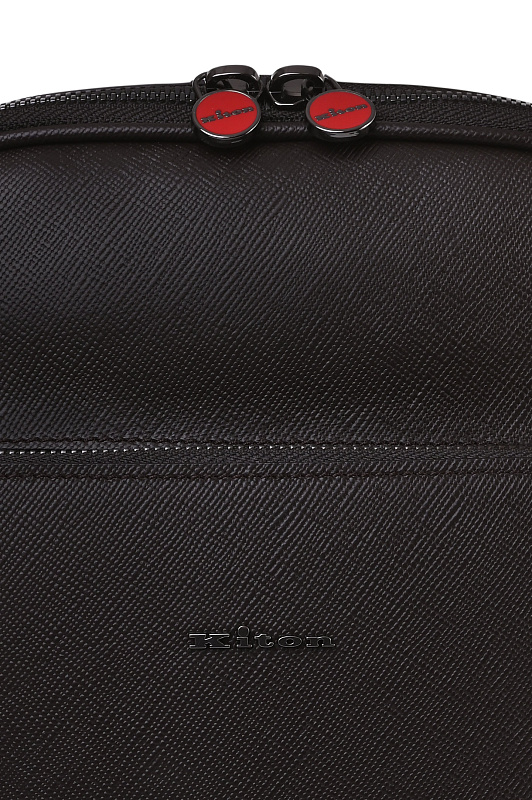 Кожаная сумка KITON Темно-коричневый Мужской UBA0146N012690 Кожаная сумка KITON Темно-коричневый Мужской UBA0146N012690