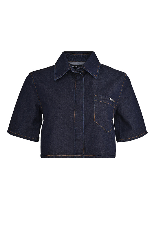 Джинсовая блуза KITON Синий Женский DJ61401K0926H0 Джинсовая блуза KITON Синий Женский DJ61401K0926H0