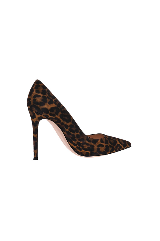 Кожаные туфли леопард GIANVITO ROSSI Леопардовый Женский G28470.15RIC.CMDALLP Кожаные туфли леопард GIANVITO ROSSI Леопардовый Женский G28470.15RIC.CMDALLP