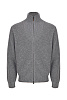 Фактурный кардиган на молнии CANALI Серый Фактурный кардиган на молнии CANALI Серый