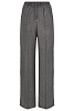 Прямые брюки с кулиской KITON Серый