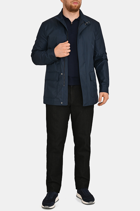 Фактурные брюки KITON Черный Мужской UPLACRK0624H0 Фактурные брюки KITON Черный Мужской UPLACRK0624H0