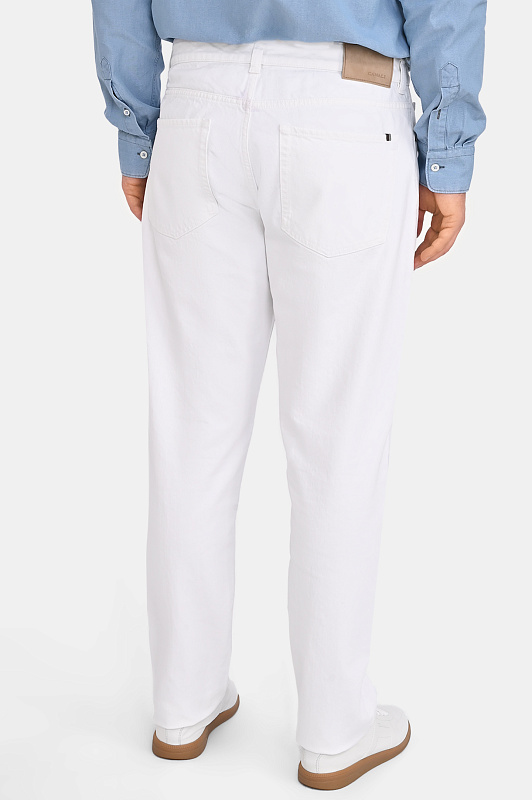 Брюки хлопок CANALI Белый Мужской PD01661 91747 Брюки хлопок CANALI Белый Мужской PD01661 91747