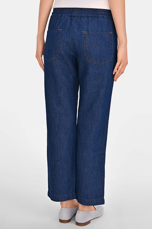 Джинсы на кулиске KITON Синий Женский DJ61106K0925H0 Джинсы на кулиске KITON Синий Женский DJ61106K0925H0