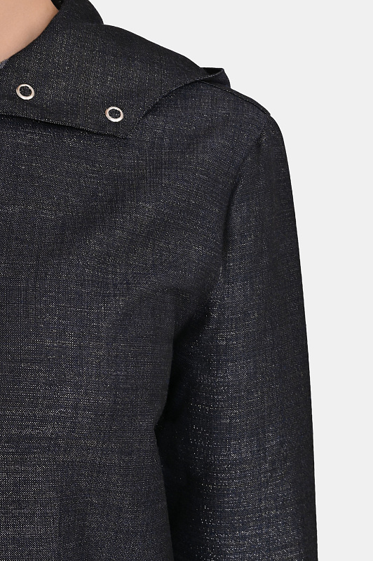 Шерстяная блуза с капюшоном KITON Темно-синий Женский D54435K0901G0 Шерстяная блуза с капюшоном KITON Темно-синий Женский D54435K0901G0