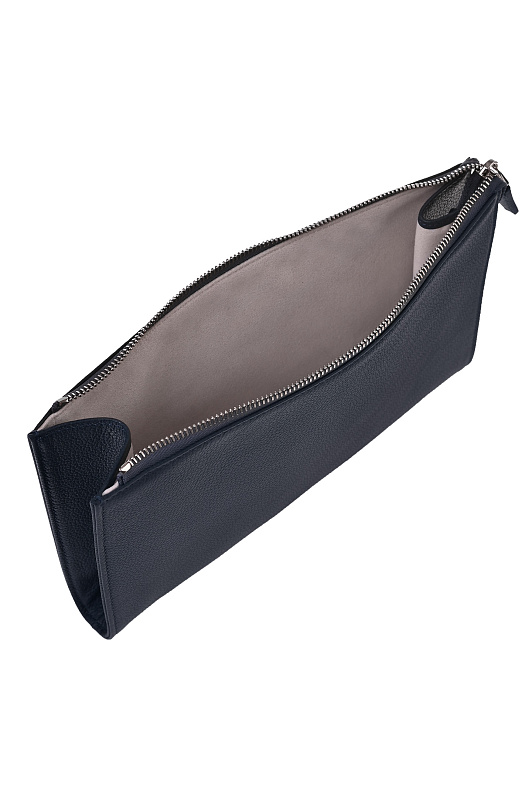 Кожаный кошелек на молнии SANTONI Темно-синий Мужской UFPGA2579FO-AUXUI00 Кожаный кошелек на молнии SANTONI Темно-синий Мужской UFPGA2579FO-AUXUI00