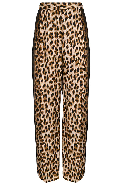 Леопардовые брюки SPORTMAX