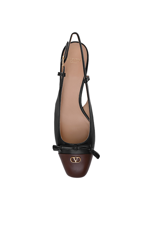 Кожаные босоножки с кисточками VALENTINO GARAVANI Коричневый Женский 8W2S0MH9DDT BXV