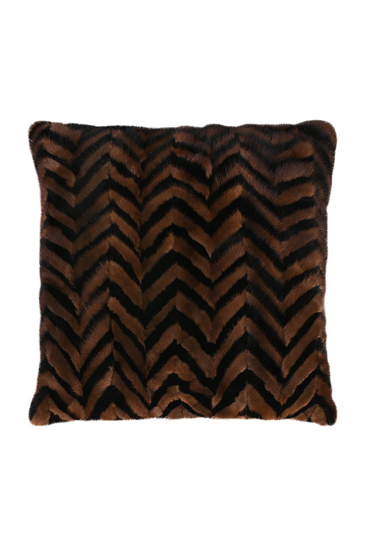 Меховой комплект шеврон PALMIOTTI CLAUDIO Черный Unisex SET OF BLANKET +2 CUSHION Меховой комплект шеврон PALMIOTTI CLAUDIO Черный Unisex SET OF BLANKET +2 CUSHION