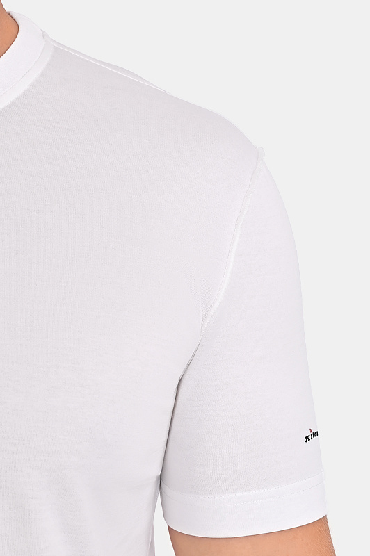 Хлопковая футболка KITON Белый Мужской UMK08920