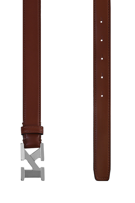 Кожаный ремень с пряжкой KITON Коричневый Женский DCKG25PN014640 Кожаный ремень с пряжкой KITON Коричневый Женский DCKG25PN014640