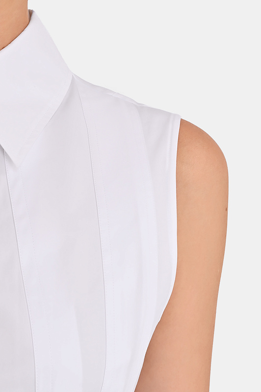 Хлопковая блуза SPORTMAX Белый Женский SPXCERTOSA 2612111052600 Хлопковая блуза SPORTMAX Белый Женский SPXCERTOSA 2612111052600