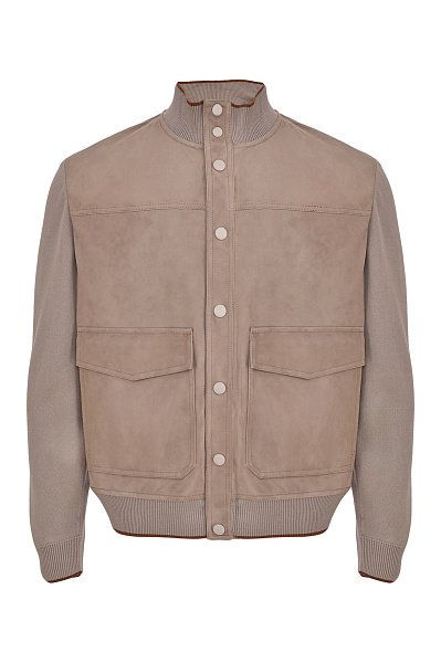Куртка с накладными карманами CANALI Куртка с накладными карманами CANALI