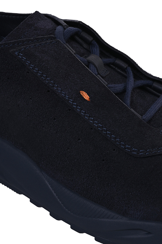 Кожаные кроссовки на шнуровке SANTONI Темно-синий Мужской MBIG22032NOTTEATU60 Кожаные кроссовки на шнуровке SANTONI Темно-синий Мужской MBIG22032NOTTEATU60