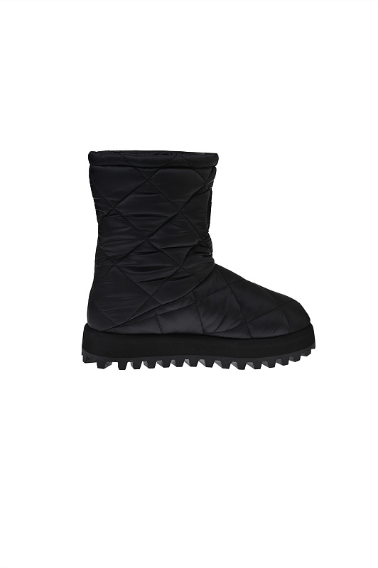 Стёганые полусапоги DOLCE & GABBANA Черный Женский CT1096 AQ075 Стёганые полусапоги DOLCE & GABBANA Черный Женский CT1096 AQ075