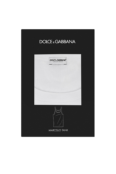 Хлопковая майка DOLCE & GABBANA Хлопковая майка DOLCE & GABBANA