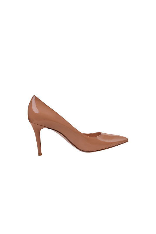 Лаковые туфли-лодочки GIANVITO ROSSI Бежевый Женский G24580.85RIC.NUIPRAL