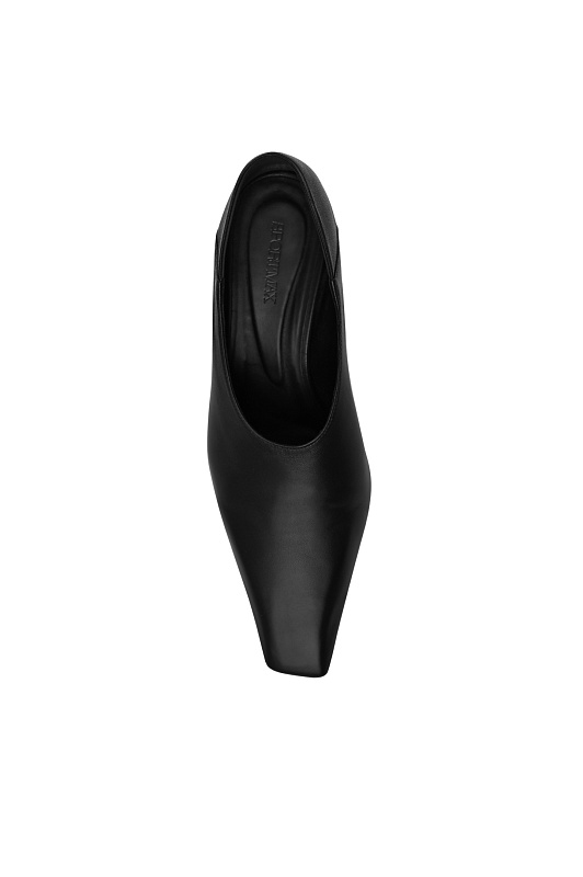 Кожаные туфли SPORTMAX Черный Женский SPSMADIA 2612521033600