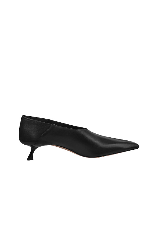 Кожаные туфли SPORTMAX Черный Женский SPSMADIA 2612521033600