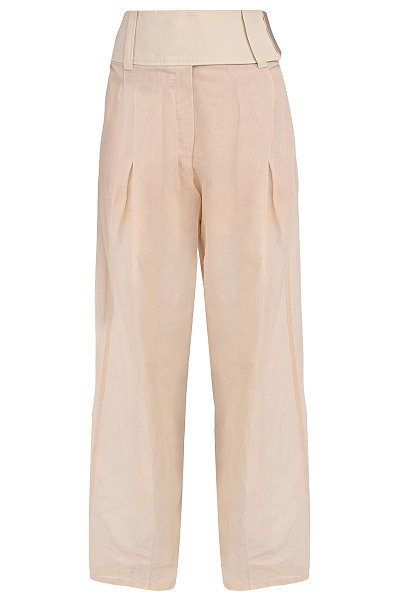 Хлопковые брюки SPORTMAX