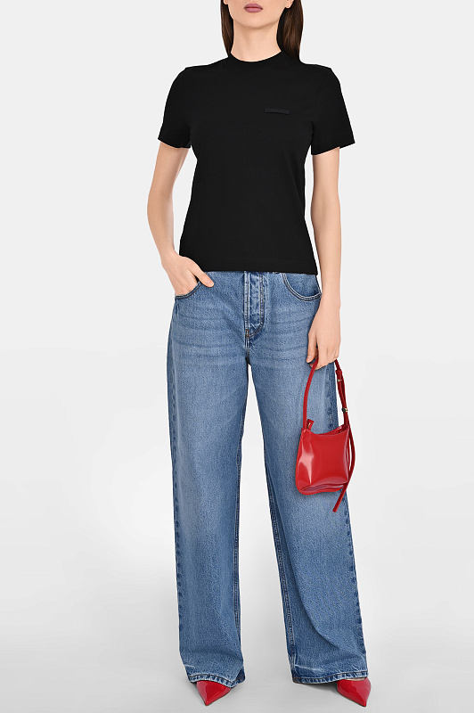 Кожаная сумка багет JACQUEMUS Красный Женский BAW00454AC18A01 Кожаная сумка багет JACQUEMUS Красный Женский BAW00454AC18A01