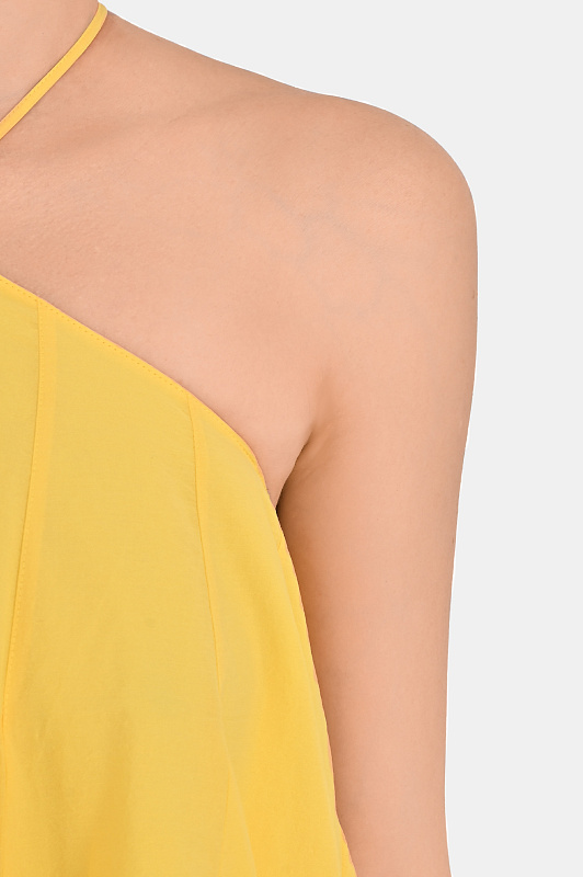 Асимметричное платье JACQUEMUS Желтый Женский DRW00764AW00777 Асимметричное платье JACQUEMUS Желтый Женский DRW00764AW00777