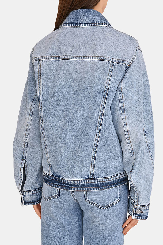 Джинсовая куртка SPORTMAX Голубой Женский SPSCLORO 2612041063600 Джинсовая куртка SPORTMAX Голубой Женский SPSCLORO 2612041063600