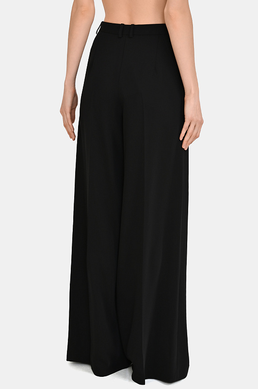 Широкие брюки палаццо ZUHAIR MURAD Черный Женский RTR26307 CRCA018 Широкие брюки палаццо ZUHAIR MURAD Черный Женский RTR26307 CRCA018