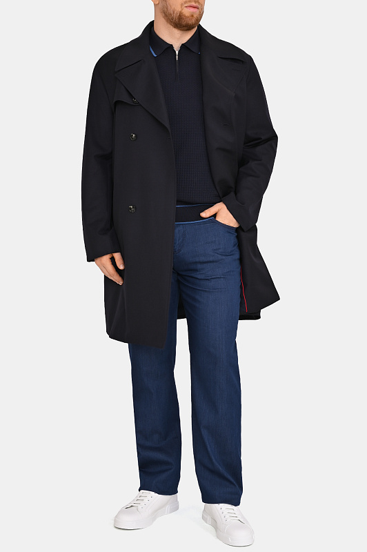 Прямые джинсы стрейч KITON Синий Мужской UPR005LK0622H0 Прямые джинсы стрейч KITON Синий Мужской UPR005LK0622H0