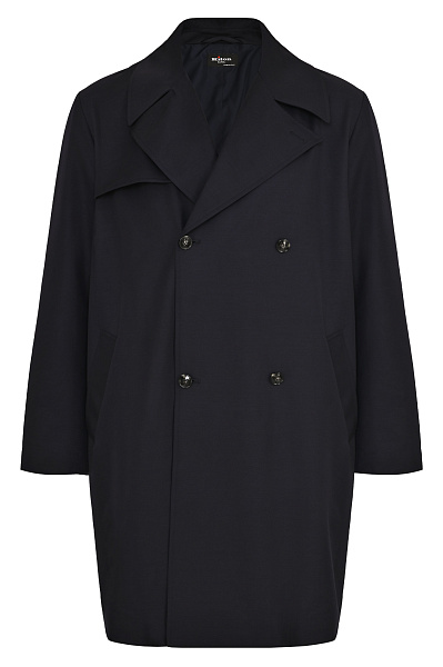 Шерстяной плащ двубортный KITON Шерстяной плащ двубортный KITON