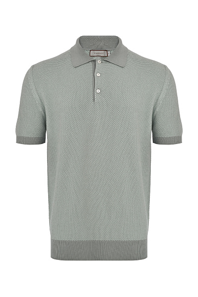 Фактурное поло CANALI
