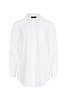 Рубашка с полосатым воротником FABIANA FILIPPI Белый Рубашка с полосатым воротником FABIANA FILIPPI Белый