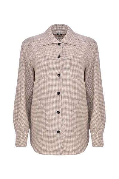 Клетчатая рубашка KITON Клетчатая рубашка KITON