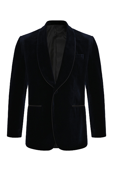 Бархатный пиджак с лацканами CANALI Бархатный пиджак с лацканами CANALI