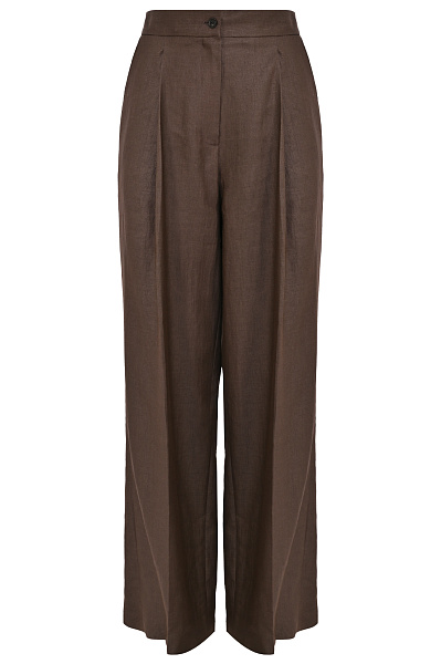Широкие брюки с защипами KITON Широкие брюки с защипами KITON