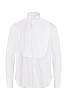 Хлопковая рубашка плиссе CANALI Белый Хлопковая рубашка плиссе CANALI Белый