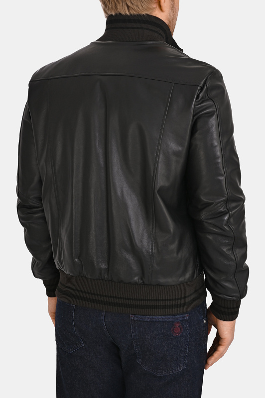 Куртка-бомбер с молнией CASTANGIA Черный Мужской MASTER.FW26-1 BLACK