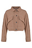 Укороченная куртка BRUNELLO CUCINELLI Коричневый Укороченная куртка BRUNELLO CUCINELLI Коричневый