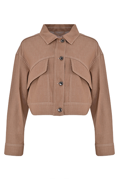 Укороченная куртка BRUNELLO CUCINELLI Укороченная куртка BRUNELLO CUCINELLI