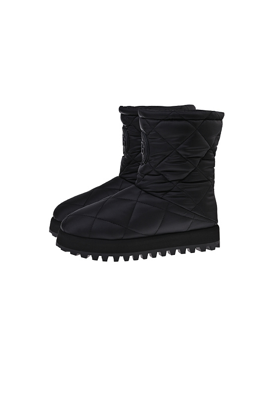 Стёганые полусапоги DOLCE & GABBANA Черный Женский CT1096 AQ075 Стёганые полусапоги DOLCE & GABBANA Черный Женский CT1096 AQ075
