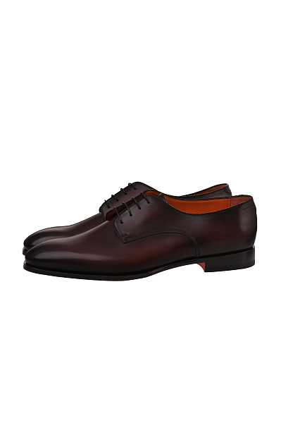 Кожаные туфли дерби SANTONI Кожаные туфли дерби SANTONI