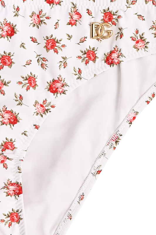 Цветочный купальник DOLCE & GABBANA Белый Женский O8A17J ON0D1 Цветочный купальник DOLCE & GABBANA Белый Женский O8A17J ON0D1