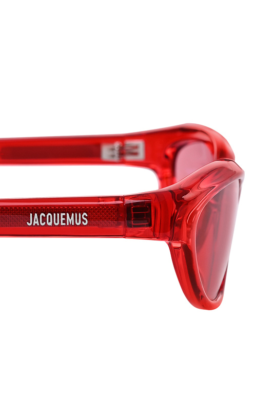 Узкие очки в ретро-стиле JACQUEMUS Красный Unisex JAC134C6SUN/K Узкие очки в ретро-стиле JACQUEMUS Красный Unisex JAC134C6SUN/K