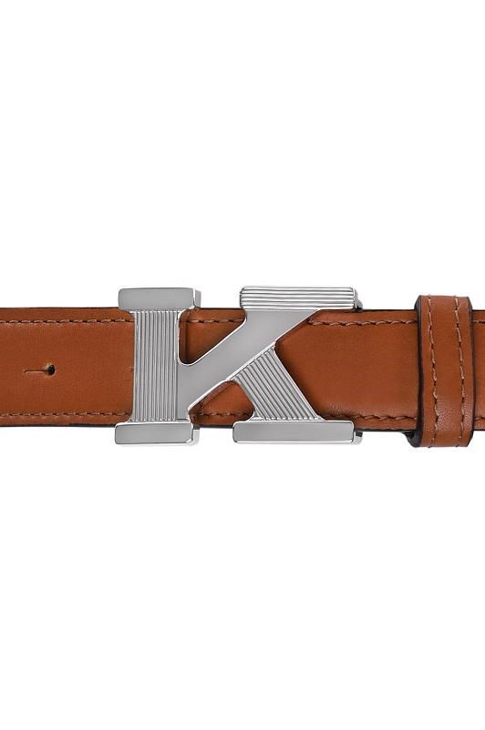 Кожаный ремень KITON Коричневый Женский DCKG25PN014410