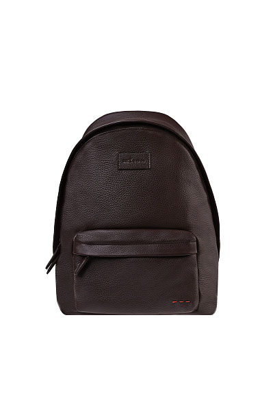 Кожаный рюкзак с карманом KITON