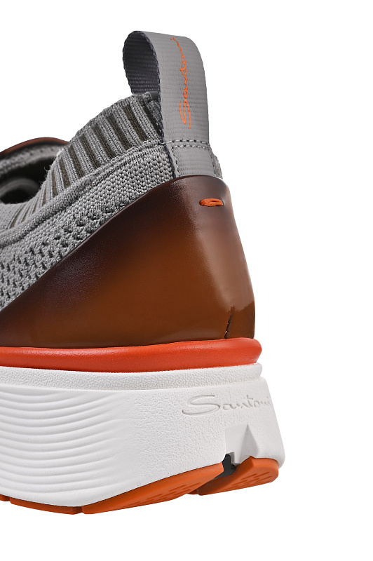 Трикотажные кроссовки SANTONI Серый Мужской MBBG22154BARTOTZG45 Трикотажные кроссовки SANTONI Серый Мужской MBBG22154BARTOTZG45